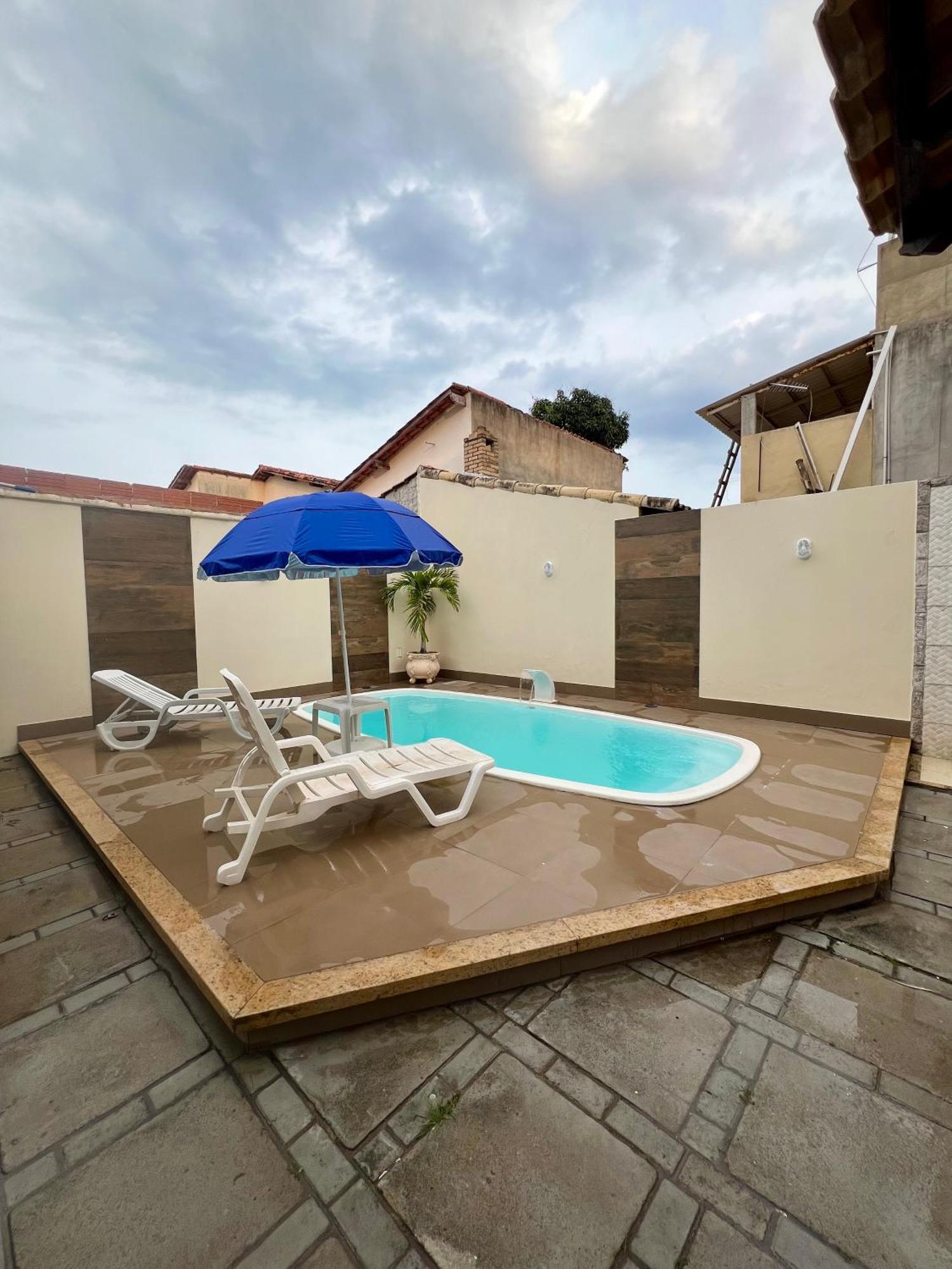 Casa Com Piscina, Churrasqueira E Ar Condicionado Em Condominio Cabo Frio Bagian luar foto