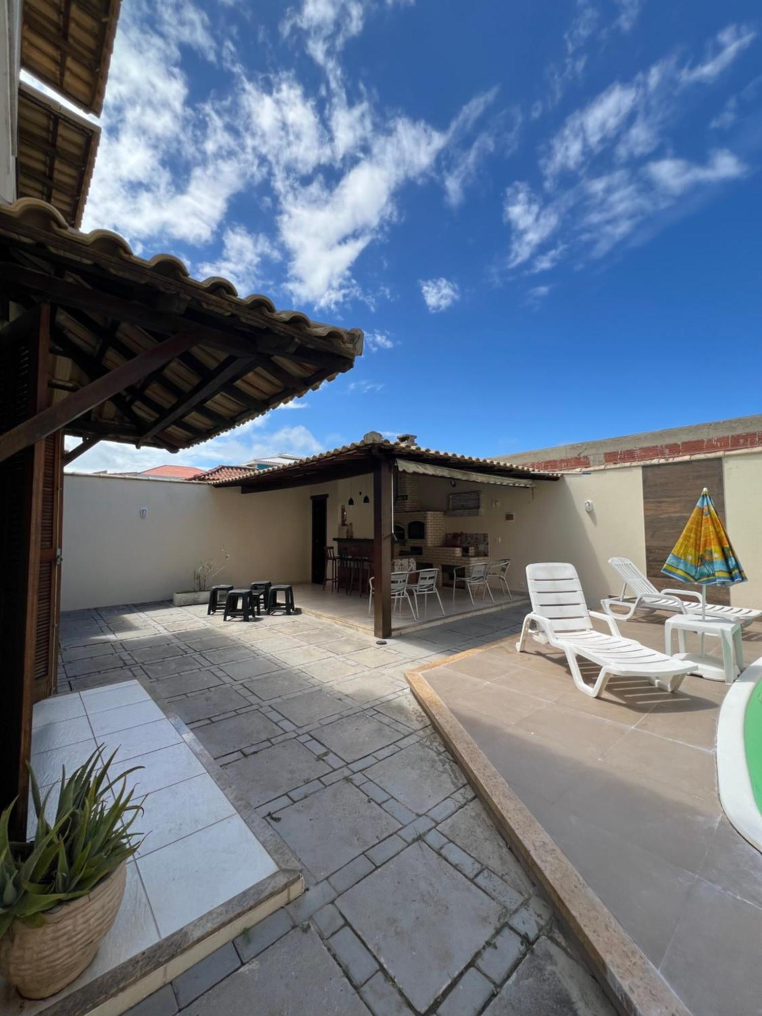 Casa Com Piscina, Churrasqueira E Ar Condicionado Em Condominio Cabo Frio Bagian luar foto